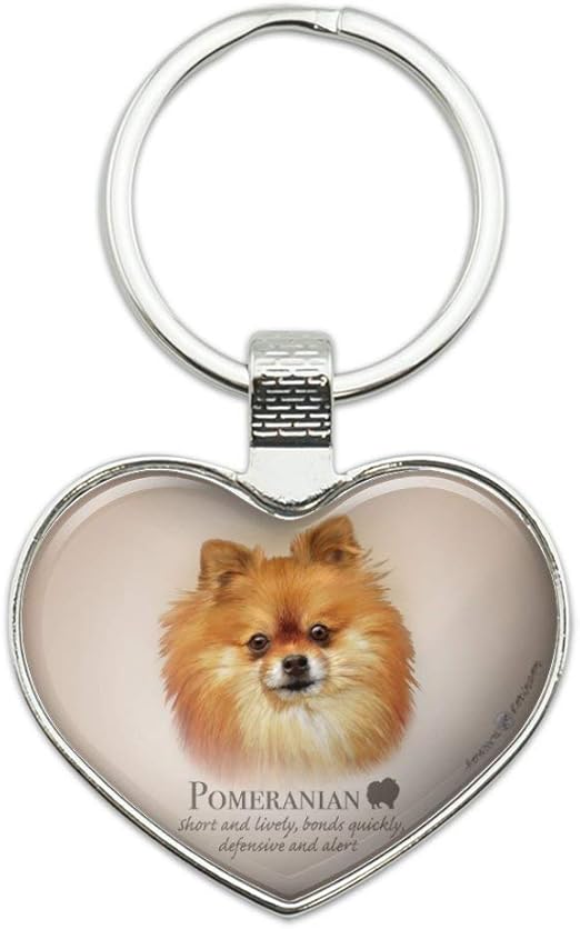 pomeranian keyring