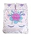Reolmide Dreams Unicorn Bedding Twin for Girls and Kids Gifts for Teens or Little Unicorn Lovers Fancy Bedroom Decor Pretty Bed Set with Pink and Purple Flowers Duvet Cover and Pillow Shams (3 pcs)