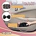 Car Window Shade 3 Pack by Joybell | 19.5 x 11.5 | 80 GSM Blocks 98% UV Light and Heat | Sun Shade for Baby, Kids, Passengers, Pets. | No Suction Cups | Easy to Install | Easy to Adjust