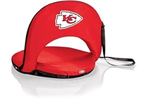 PICNIC TIME NFL Oniva Stadium Seat - Reclining Bleacher Seat with Back Support - Beach Seat