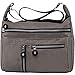 Zbeibei Women's Nylon Shoulder Bags Crossbody Messenger Bags Casual Travel Handbag (Dark Beige)