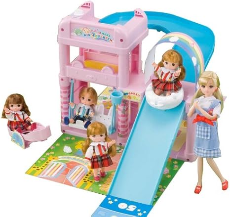 Amazon リカちゃん ミキちゃんマキちゃんくるりんすべりだいようちえ