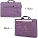 Brinch 15.6-Inch Multi-functional Suit Fabric Portable Laptop Sleeve Case Bag for Laptop, Tablet, Macbook, Notebook - Purple