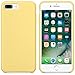 iPhone 7 Plus Case, iPhone 8 Plus Case, Liquid Silicone Gel Rubber Case with Shockproof Microfiber Cloth Lining Cushion for iPhone 7 Plus/iPhone 8 Plus (Yellow)