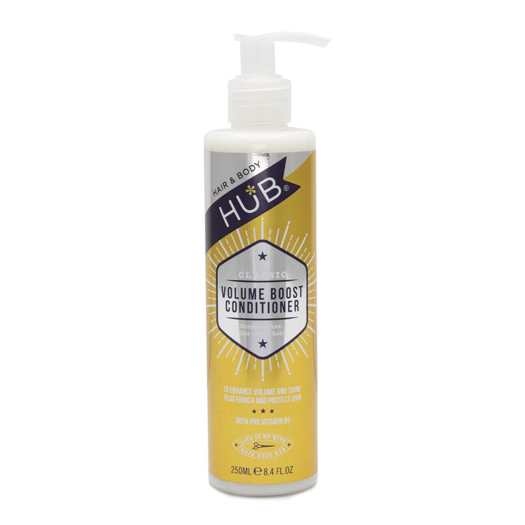 HUB Classic Volume Boost Conditioner 250ml x 1 for Normal, fine, flat and limp hair.