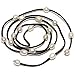 Gem Stone King 48 Inch White Cultured Freshwater Pearl on Brown Leather Wrap Bracelet For Women/Necklace