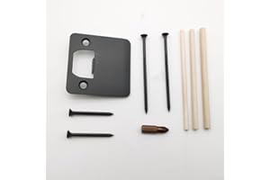 Extended Lip Strike Plate Extra Wide Lip Door Latch Striker Door Strike Plate Metal Door Frame Repair Plate With Screws For I