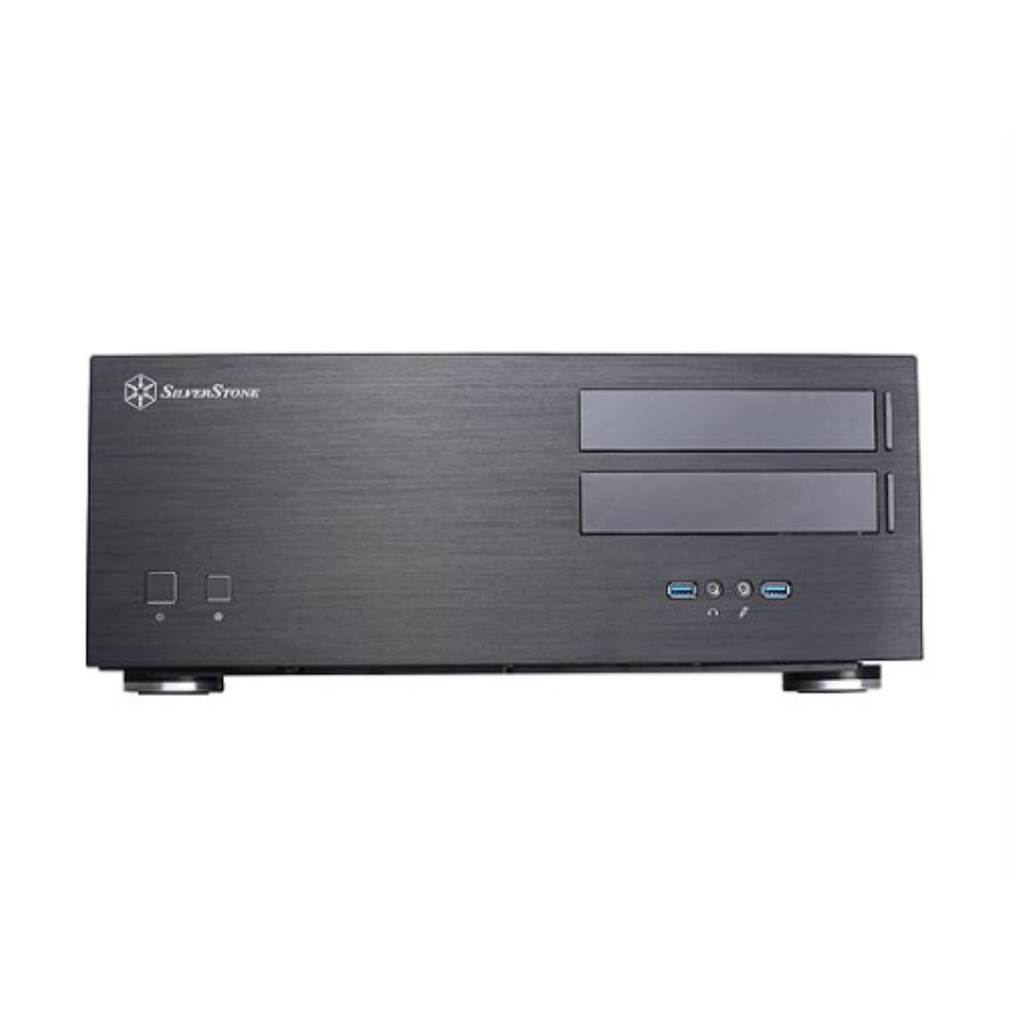 SilverStone Technology Home Theater Computer Case with Aluminum Front Panel for E-ATX/ATX/Micro-ATX Motherboards GD08B