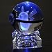 S-SO 3D Elf Inside K9 Crystal Ball Night Bedroom LED 7 Color Changing Desk Sleep Light (pk-2)