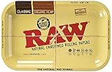 Raw Metal Rolling Tray Small 11 x 7 Inch