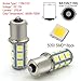 1156 1141 7506 P21W LED Bulb 18-5050 SMD BA15S Interior Lights Replacement Backup Reverse Tail 12V RV Camper 6000K White Pack of 4
