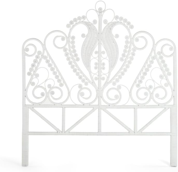 Best Kouboo Rattan Petal Headboard