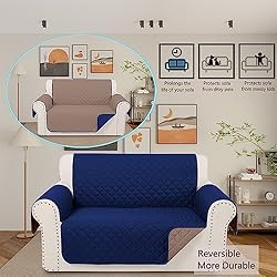 Luxshare Home Reversible Loveseat Sofa Covers Couch