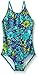Kanu Surf Big Girls Karlie Flower One Piece Swimsuit, Karlie Floral Purple, 12