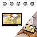 Arzopa 10 inch Digital Picture Photo Frames Widescreen Digital Frames Support MP3 MP4 Videos and Player Pictures Player with Calendar Function and Remote Control Blackthumb 2