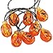 LAYOER Halloween Pumpkin LED Light Flashing Jack O Lantern Necklace Party Favors (4PACK)