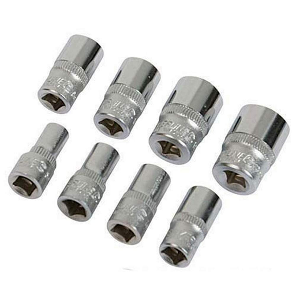 Silverline 244975 Socket Set 1/4" Drive Metric 6pt 8pce 5 - 13 mm