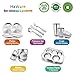 Babies Toddlers Kids Plates 2 Pack, HaWare 18/8 Stainless Steel Dinner Tray Dishes, BPA Free, Non Plastic, Matte Polished, Dishwasher Safe