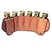 SkyCity 6 Grounds 12Gauge Hunting Shooting Leather Shotgun Shell Holder for Belt