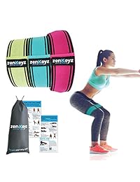 Cintas de resistencia de tejido para entrenamiento   bandas de resistencia   3 bandas elásticas de glute   bandas de botín para calentamiento y sentadillas   bandas de ejercicio para entrenar   desafío de 10 min día de entrenamiento
