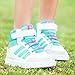 HICKIES Kids Elastic Tieless Shoe Laces - Purple and Pink (10 Shoelaces, Works In All Sneakers)