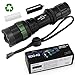 Sidiou Group Super Bright Cree Q5 LED Flashlight torch 900 Lumens 7W Zoomable Torch