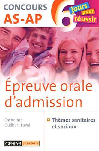 Épreuve orale d'admission