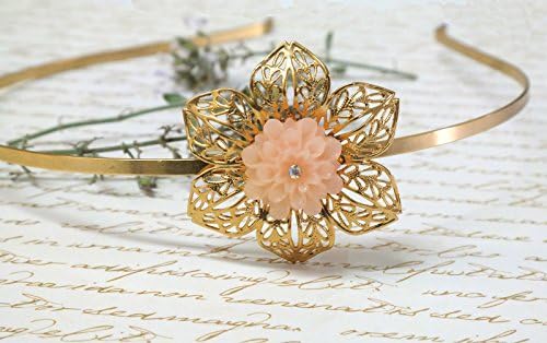 Handcrafted Flower Girl Headband Bridal Headpiece Wedding Hair Accessories Flower Tiara Hair piece