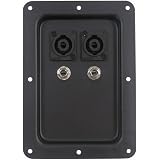Piastra Per Jack Da Casse 1/4" Doppia – Supporto Per Connettori Audio