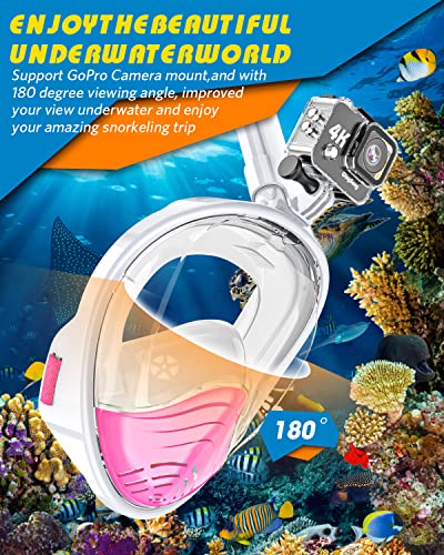 Mua QingSong Full Face Snorkel Mask for Adults, Snorkeling Gear with ...