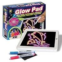 AMAV Glow Pad - Portable Hi-Tech Drawing Board For Kids Toy Tablet-Size with 7 Interchanging Blinking Colorful Lights. Children