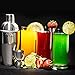Bar Set by Naava – Stainless Steel 10 Piece Home Cocktail Mixology Tool Kit – With Bartender's Professional Shaker, Strainer, Jigger, Liquor Pourers and More – Attractive Gift Box and 100% Guarantee