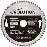 Evolution Power Tools 14BLADEWD 14-Inch Wood Cutting Blade with 1-Inch Arbor