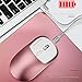 Ounice 2.4G Wireless USB Mute Charging Mouse, Ergonomic Optical Game Mouse + Mouse Pad for Laptop/Desktop/PC (Rose Gold)thumb 4
