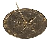 Montague Metal Products Roman Sundial, 10.5", Bronze