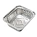 XIAFEI 1LB Takeout Foil Pans with Lids(50 Pack), Recyclable Food Storage,Disposable Aluminum Foil for Catering Party Meal Prep Freezer Drip Pans BBQ Potluck Holidays- 5.5
