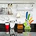 HULLR 6 Piece Ceramic Blade Multi Color Kitchen Knife Set With Acrylic Stand