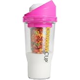 CRUNCHCUP Bundle &amp; Save on a Portable Cereal Tumbler + CrunchCover Lid [PINK]