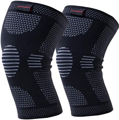 Knee Brace, Compression Sleeve FDA Approved, Support for Arthritis, ACL, Running, Biking, Basketball Sports, Joint Pain Relief, Meniscus Tear, Faster Injury Recovery, 2 Piece (x-Large)