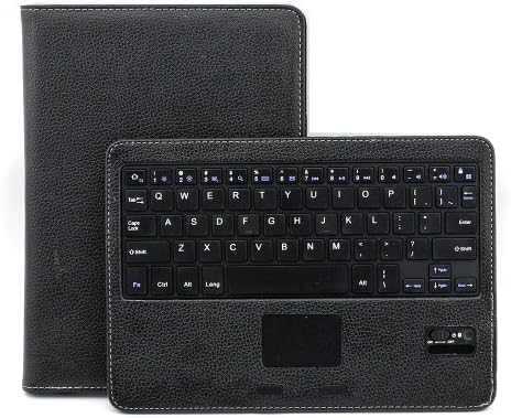 Galaxy Note 10.1 2014 Edition P600 P601 Touchpad Bluetooth Keyboard Case (Black) Detachable Removable Touchpad Bluetooth Keyboard Protective PU Leather Case for Samsung Galaxy Note 10.1 2014 Edition P600 P601 Tablet.