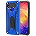 AFARER Case Compatible with Xiaomi Redmi Note 7 5.8 inch, Military Grade 12ft Drop Tested Protective Case with Kickstand,Military Armor Dual Layer Protective Cover - Blue