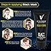 Blackhead Removal Charcoal Mask – Deep Cleansing Peel Off Face Mask to Clear Pores and Cleanse Acne – Ideal for Oil Control, Anti-Aging and Wrinkle Reduction by Vigoree Beauty