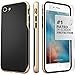 iPhone 7 Case, (Black Gold) SaharaCase Trend Protective Kit Bundle with [ZeroDamage Tempered Glass Screen Protector] Rugged Protection Anti-Slip Grip [Shockproof Bumper] Slim Fit
