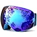HONGDAK Ski Goggles Snowboard Snowmobile Men Women Anti Fog Polarized OTG Over Glasses Snow Sports Sunglass Snowboarding Jet Skiing Youth Kids