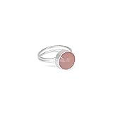 Dazzle Appeal Rose Quartz, Moonstone Round Gemstone