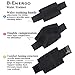 BiEnergo Waist Trainer for Women and Men, Slimming Sauna Waist Trimmer, Exercise Belt with Adjustable Straps Black
