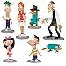 Disney Phineas and Ferb Figure Play Set -- 7-pc