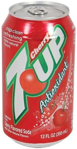 Cherry 7up Coke Diversion Safe- Screw Top, Authentic Can