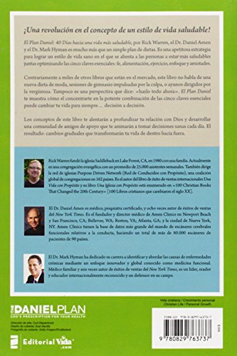 El plan Daniel: 40 días hacia una vida más saludable (The Daniel Plan) (Spanish Edition)