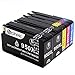 950XL 951XL Ink Cartridges, New Updated V8 Chips Work with All Firmwares - Sotek Compatible 950 951 Ink Cartridges Use for Officejet Pro 8610 8600 8615 8620 8625 8630 Printers 5 Pack